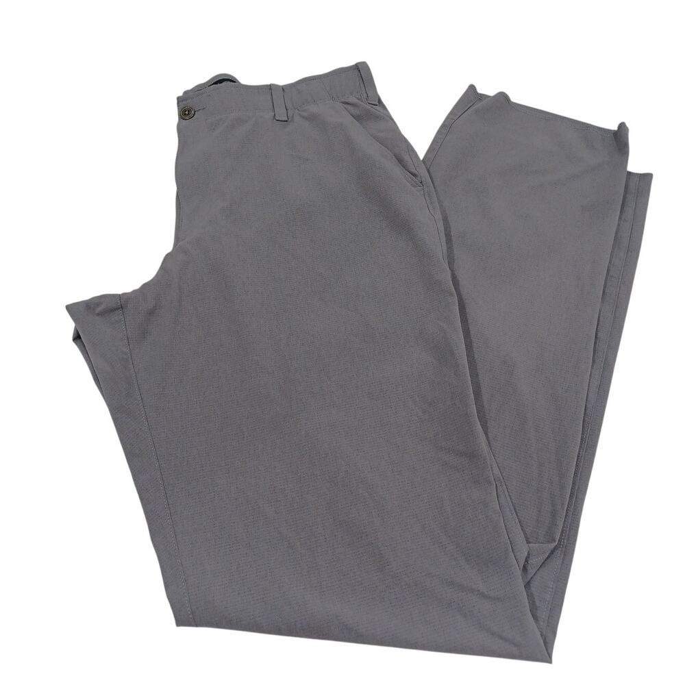 Under Armour Athletic Mens Pants Gray Heat Gear Size 40
